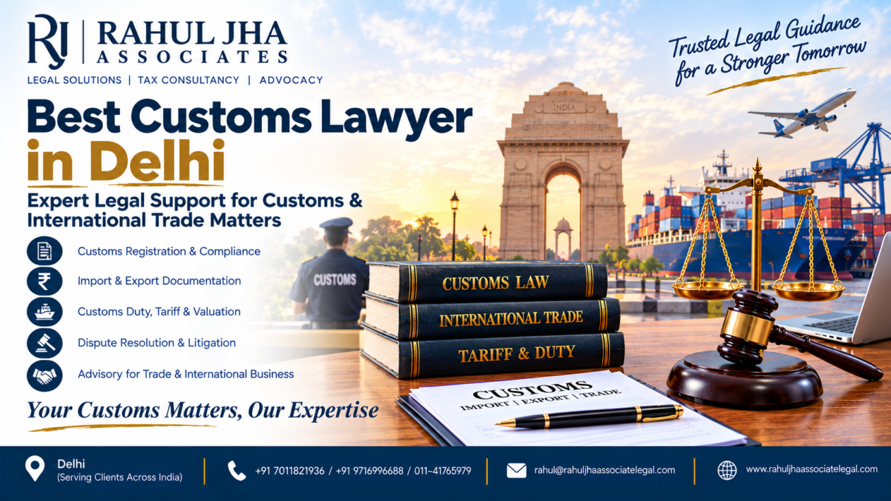 Best Customs Lawyer in Delhi