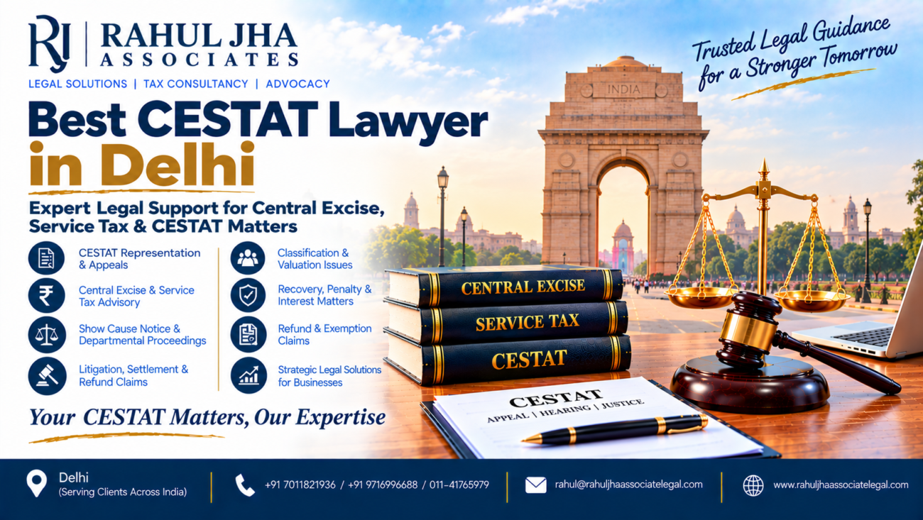 Best CESTAT Lawyer in Delhi
