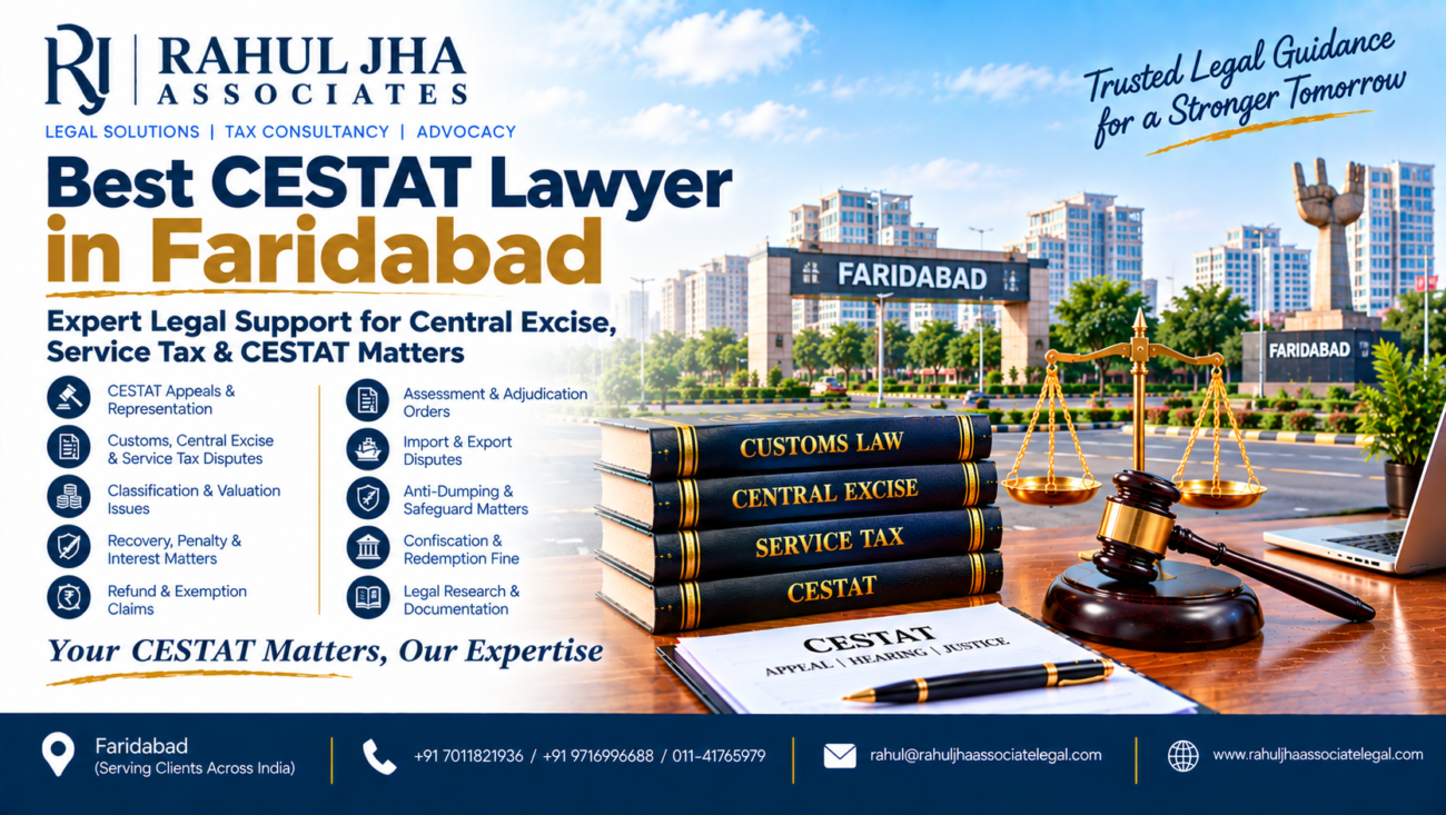 Best CESTAT Lawyer in Faridabad