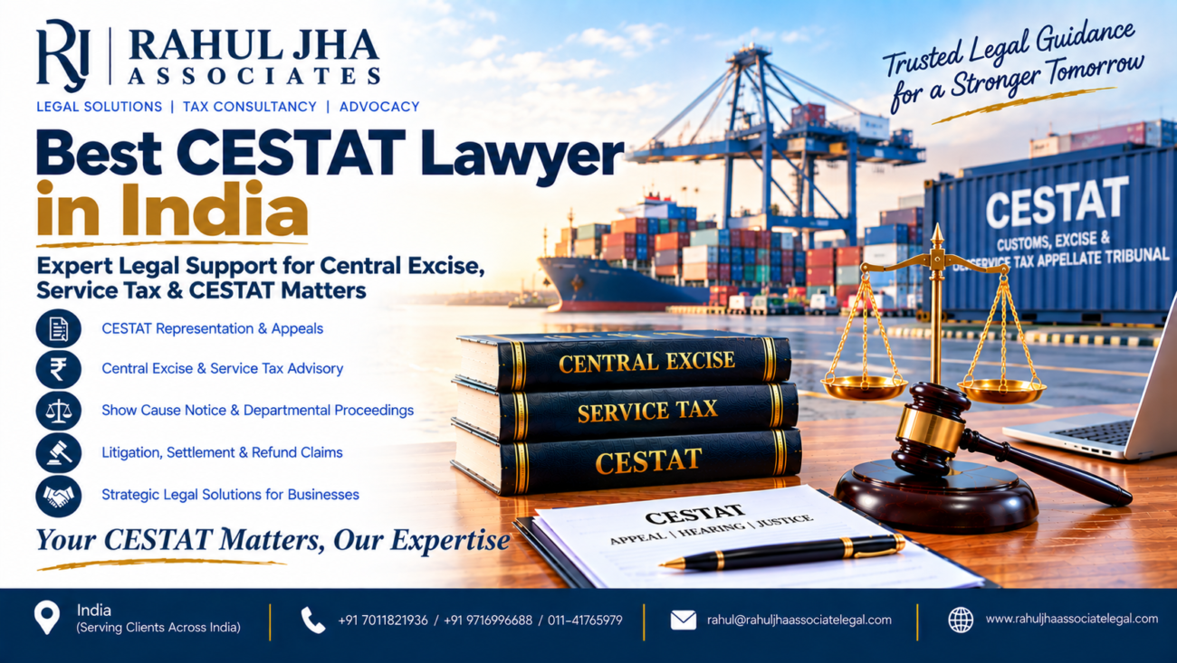 Best CESTAT Lawyer in India