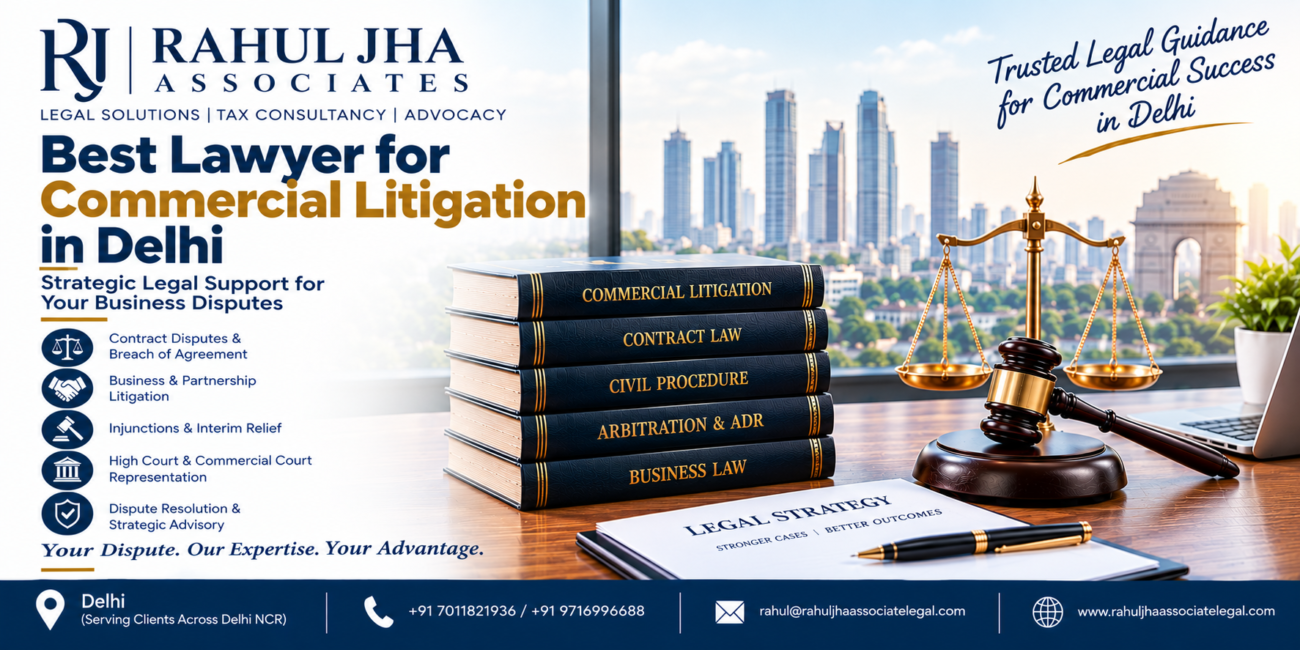 Best Lawyer for Commercial Litigation in Delhi