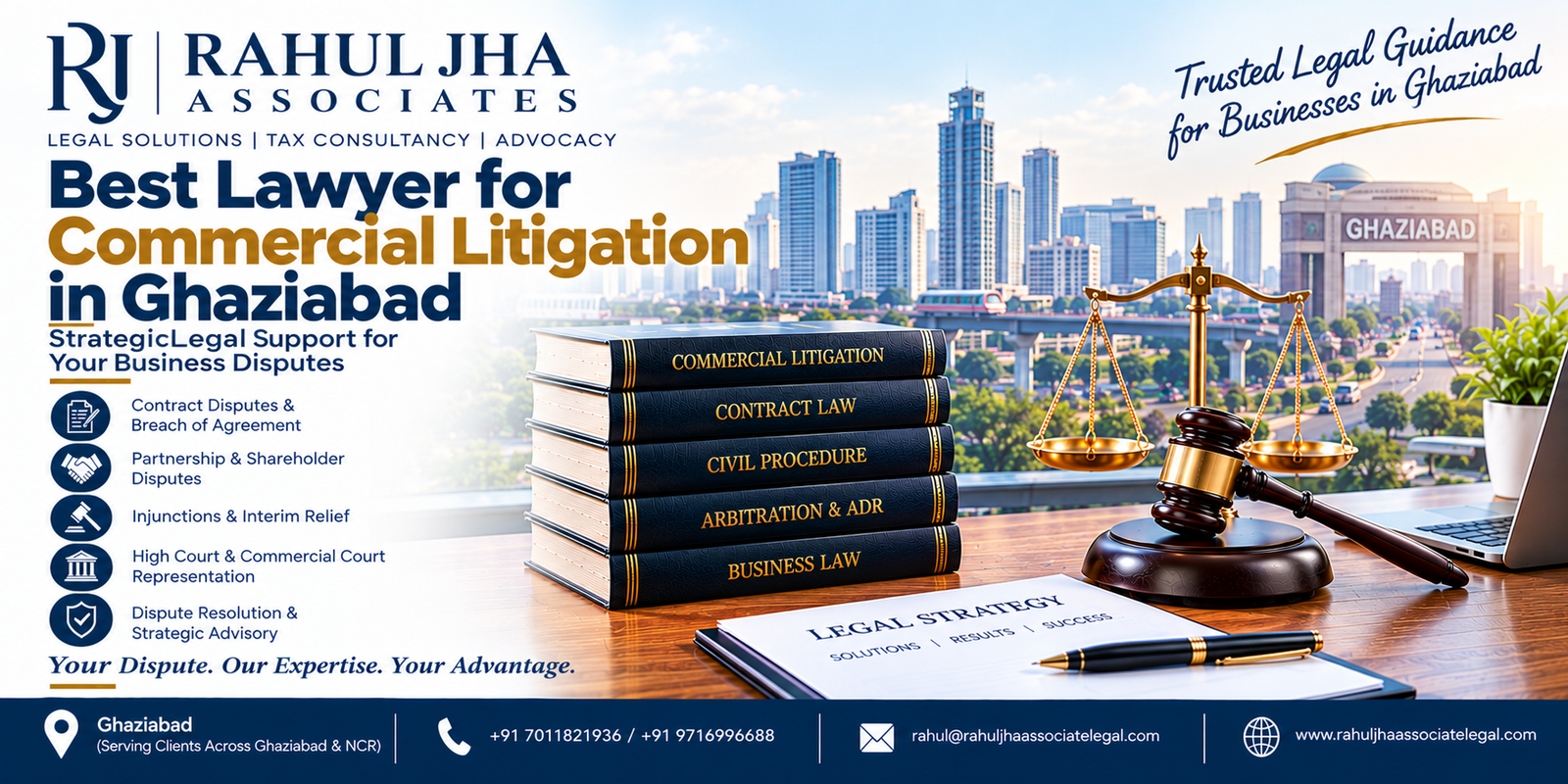Best Lawyer for Commercial Litigation in Ghaziabad