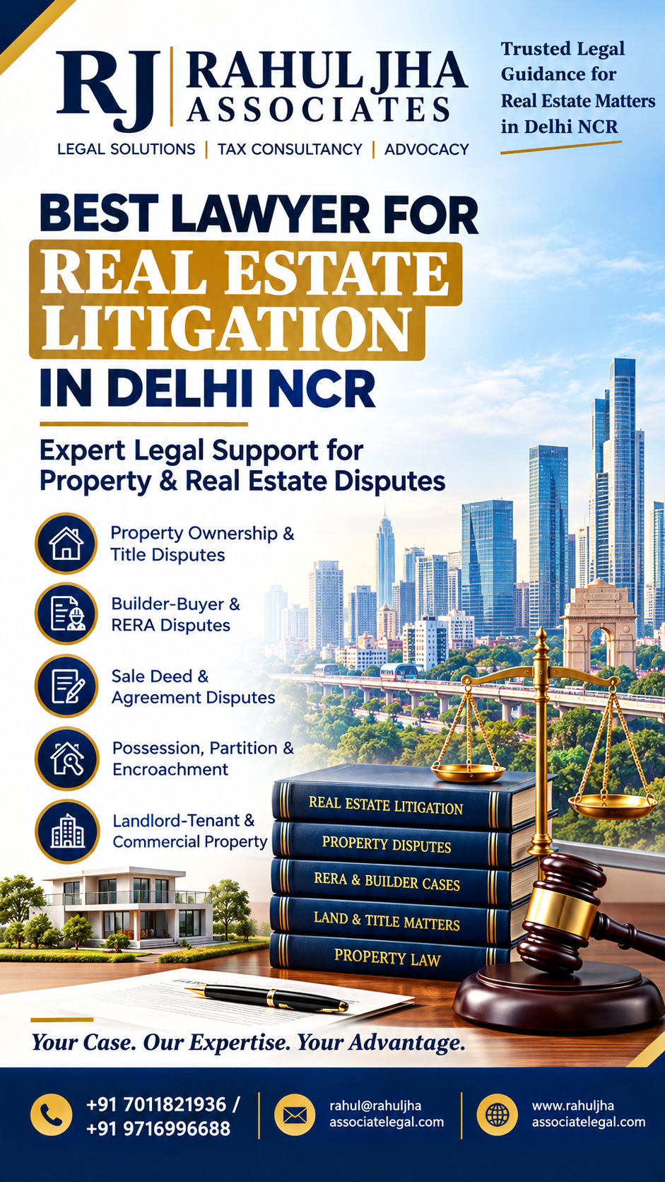Best Lawyer for Real Estate Litigation in Delhi NCR