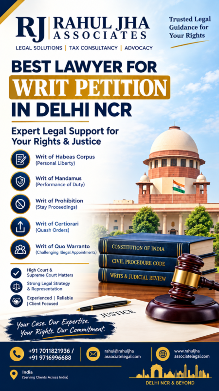 Best Lawyer for writ Petition in Delhi NCR