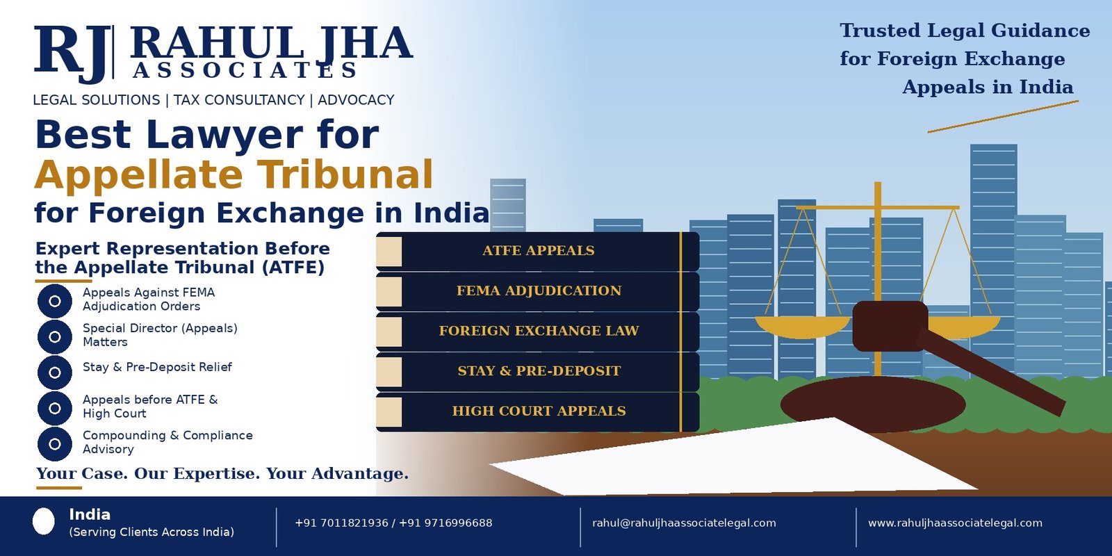 Best Lawyer for Appellate Tribunal for Foreign Exchange in India