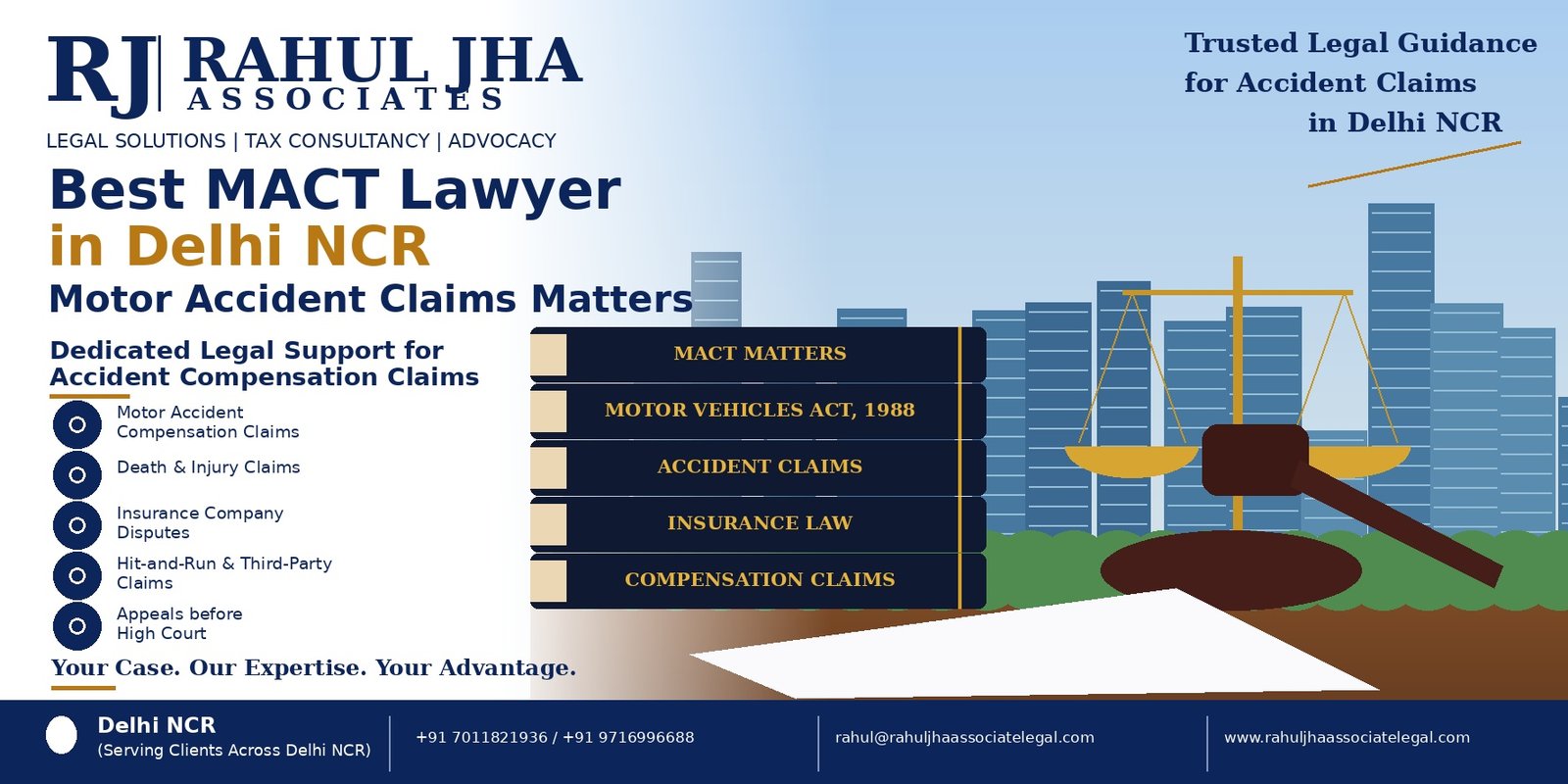 Best MACT Lawyer in Delhi NCR